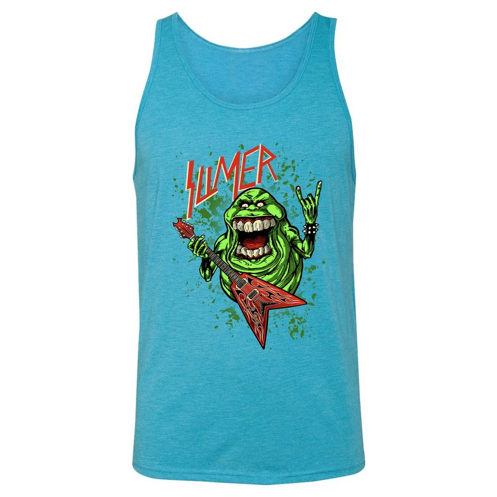 Unisex Jersey Tank - HKU598AL - Aqua Triblend - 3
