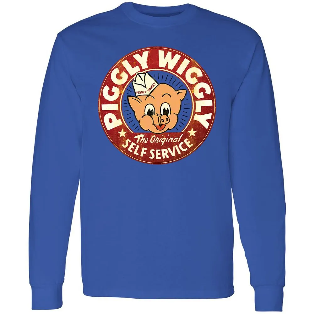 Long Sleeve T-Shirt - W6JRKHWB - Royal - 4