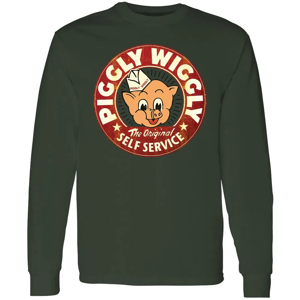 Long Sleeve T-Shirt - W6JRKHWB - Forest Green - 8