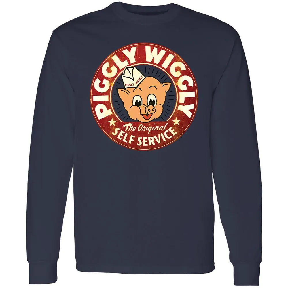Long Sleeve T-Shirt - W6JRKHWB - Navy - 12