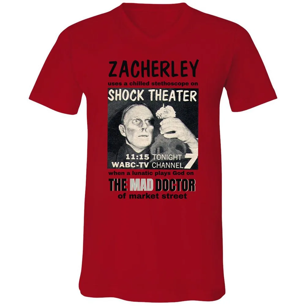 Unisex V-Neck T-Shirt - N63WRNDZ - Red - 3