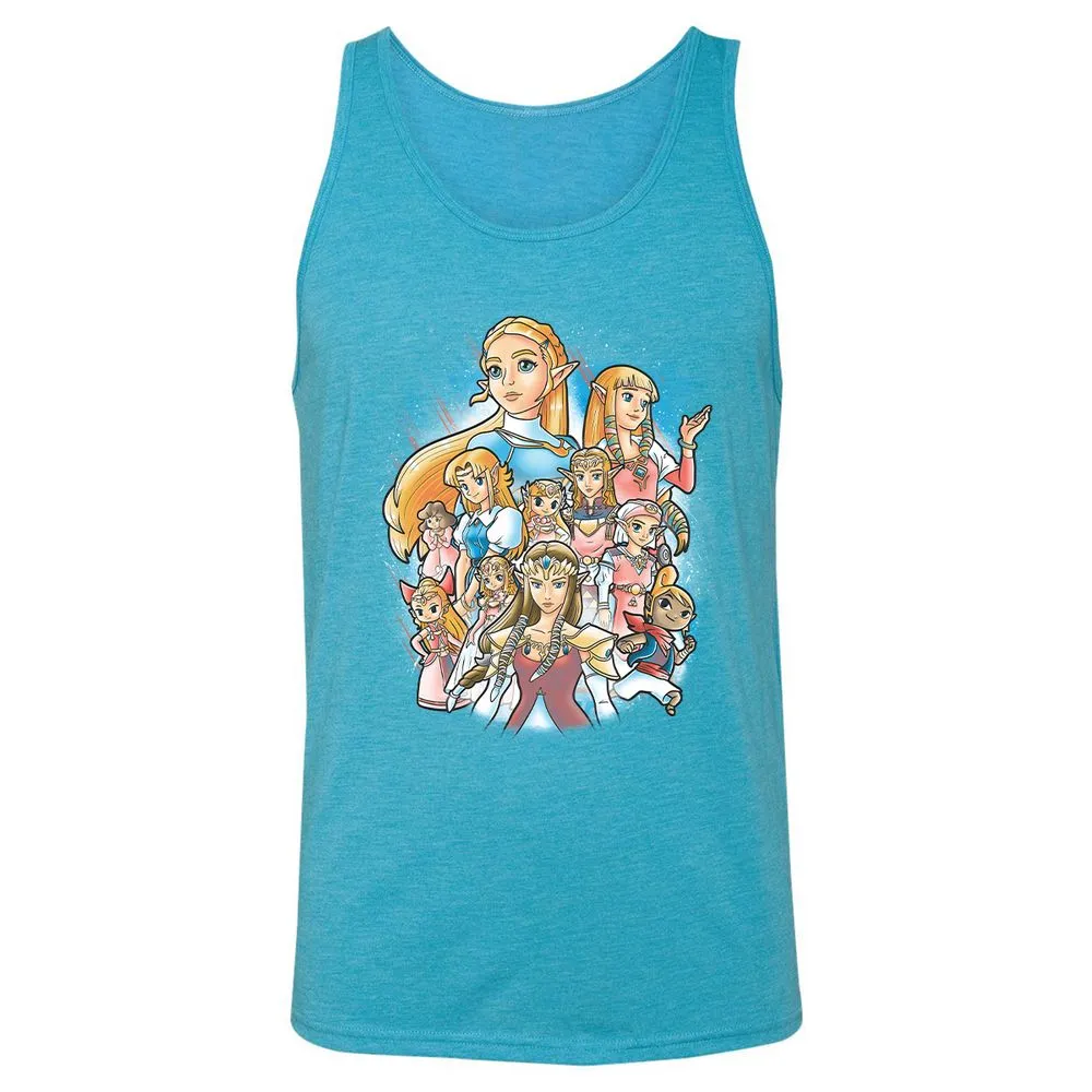 Unisex Jersey Tank - WRRFSRF9 - Aqua Triblend - 3