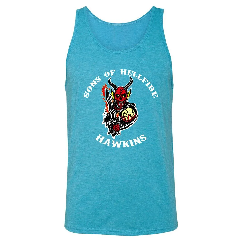 Unisex Jersey Tank - BKP87CNN - Aqua Triblend - 3
