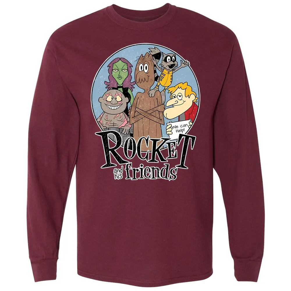Long Sleeve T-Shirt - VWUWH9MK - Maroon - 11