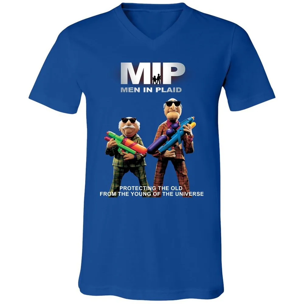 Unisex V-Neck T-Shirt - B7CTGD7T - True Royal - 4