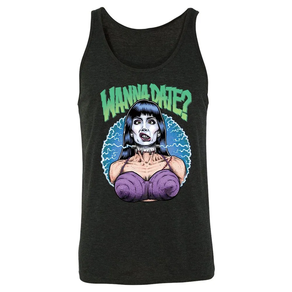 Unisex Jersey Tank - MVR1YYHH - Charcoal Black Triblend - 5