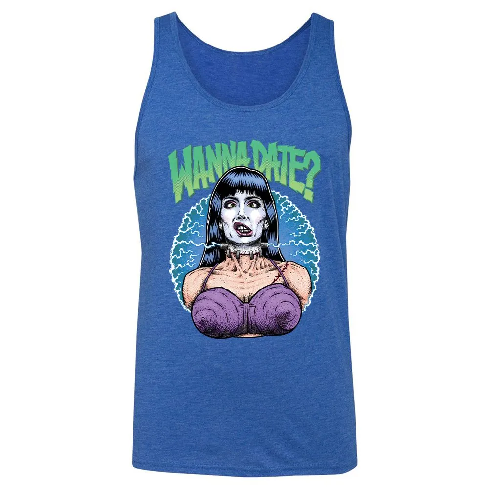 Unisex Jersey Tank - MVR1YYHH - True Royal Triblend - 12