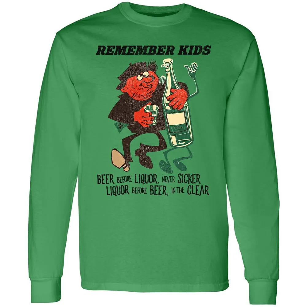 Long Sleeve T-Shirt - BL7VNV9Z - Irish Green - 10