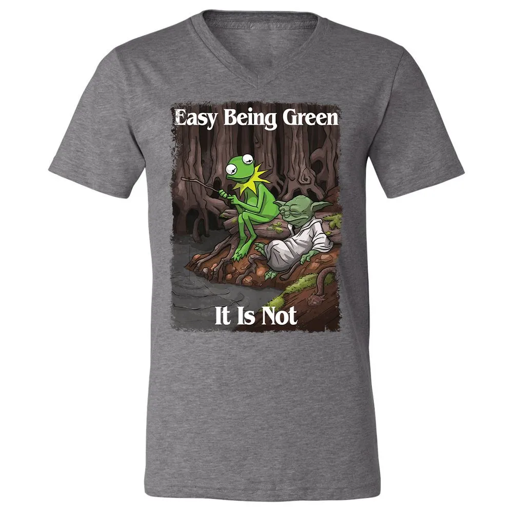 Unisex V-Neck T-Shirt - NWD2F4JE - Deep Heather - 13