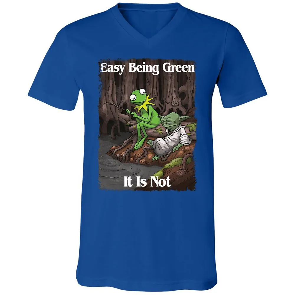 Unisex V-Neck T-Shirt - NWD2F4JE - True Royal - 4