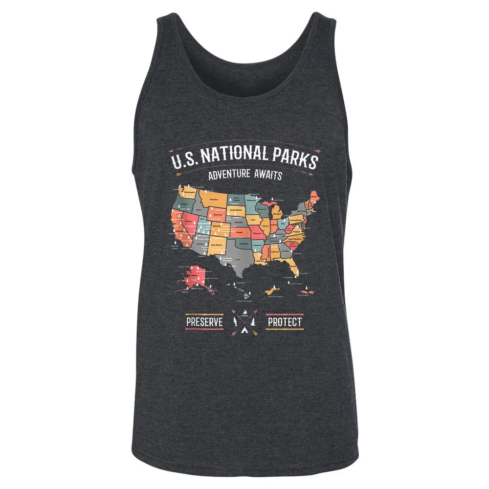 Unisex Jersey Tank - X9MUYREP - Dark Grey Heather - 6
