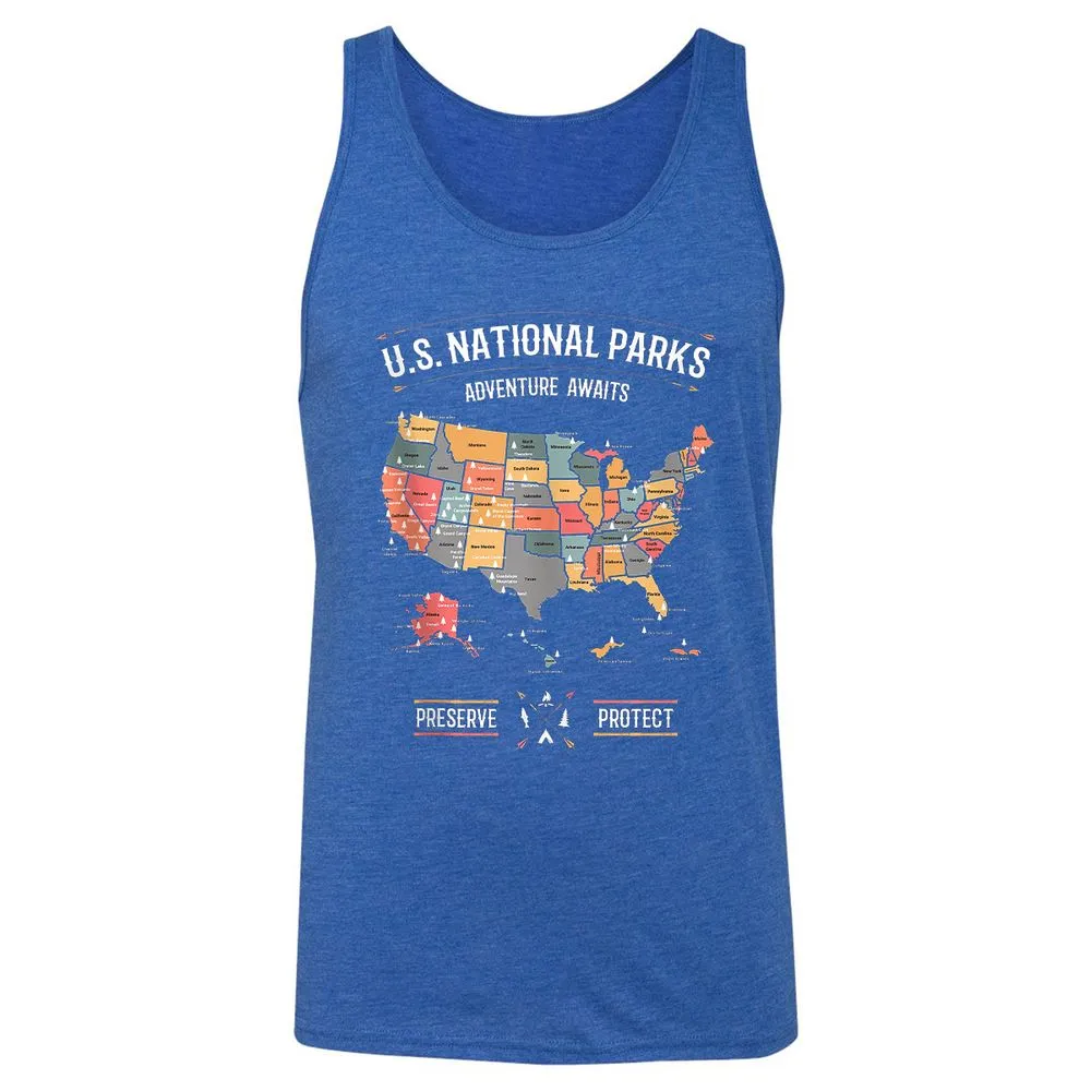 Unisex Jersey Tank - X9MUYREP - True Royal Triblend - 12
