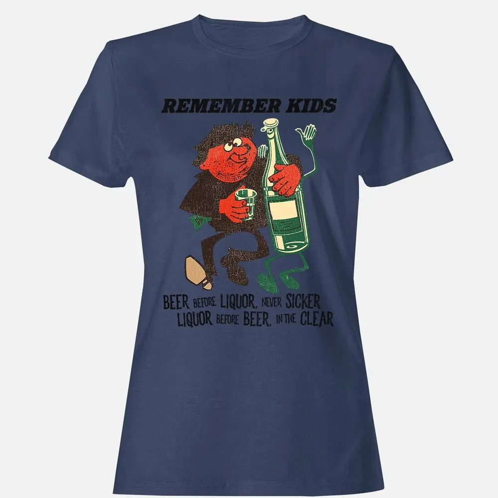 Women's T-Shirt - BD3XN3QX - Navy - 10