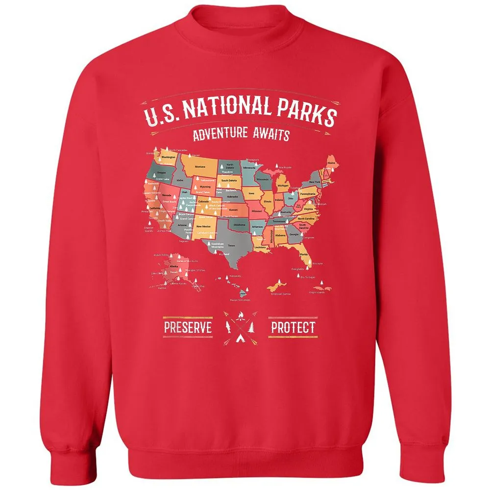 Classic Unisex Sweatshirt - 54R4BLGZ - Red - 5
