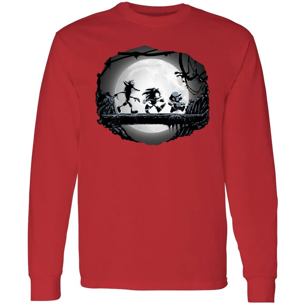 Long Sleeve T-Shirt - VYC94Z8R - Red - 14
