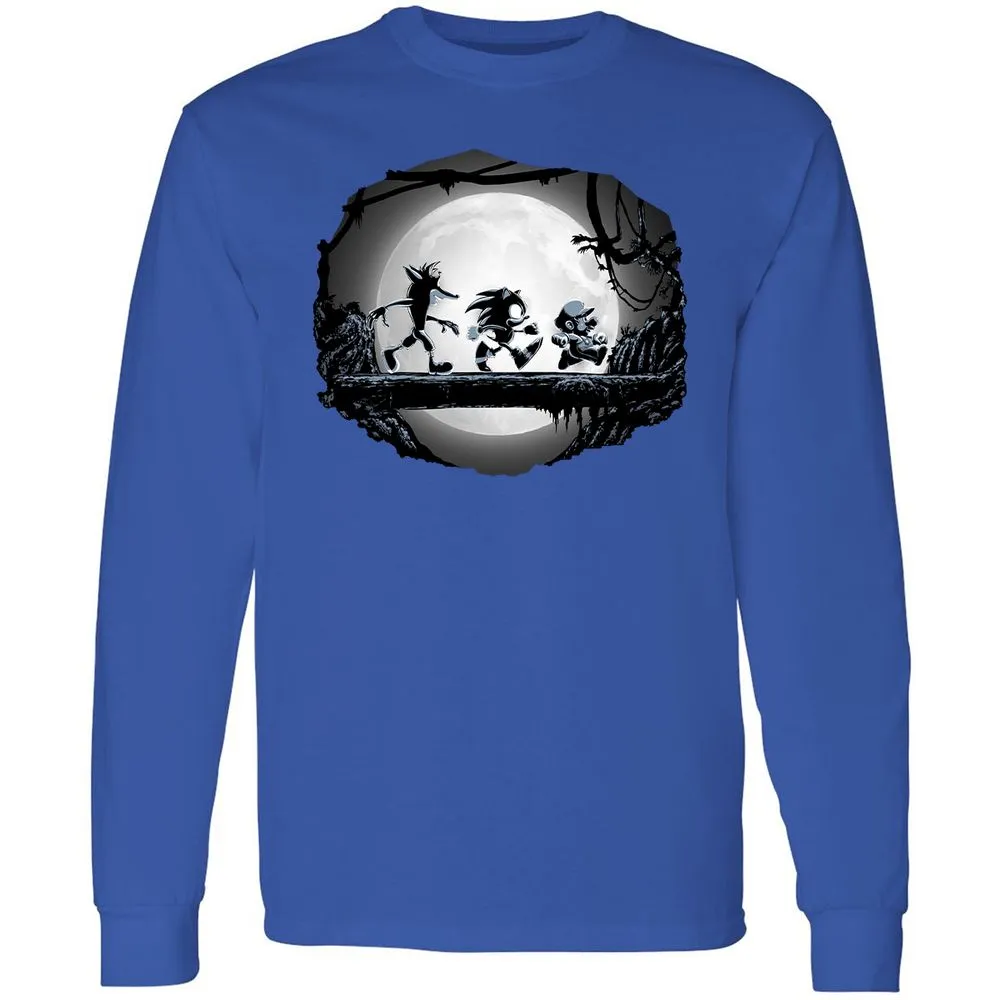 Long Sleeve T-Shirt - VYC94Z8R - Royal - 8