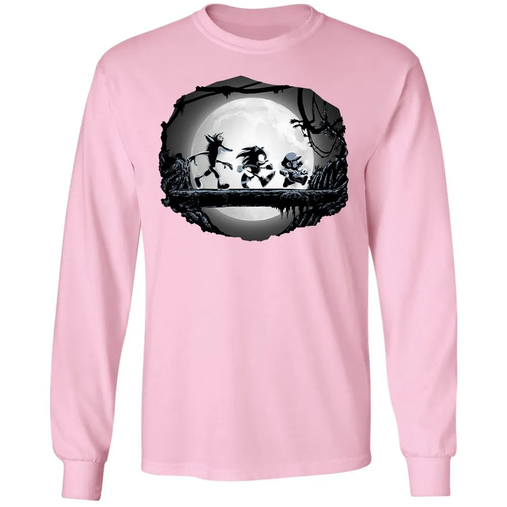 Long Sleeve T-Shirt - VYC94Z8R - Light Pink - 3