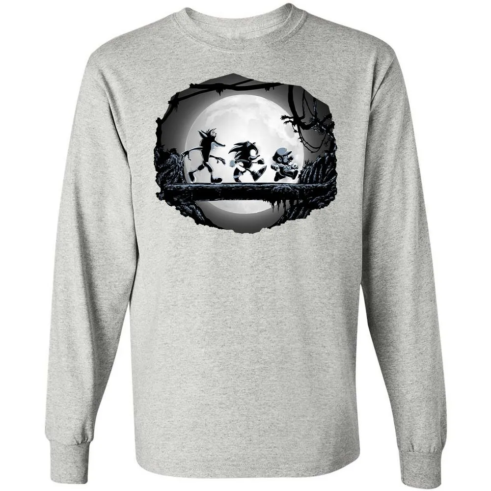 Long Sleeve T-Shirt - VYC94Z8R - Ash - 7