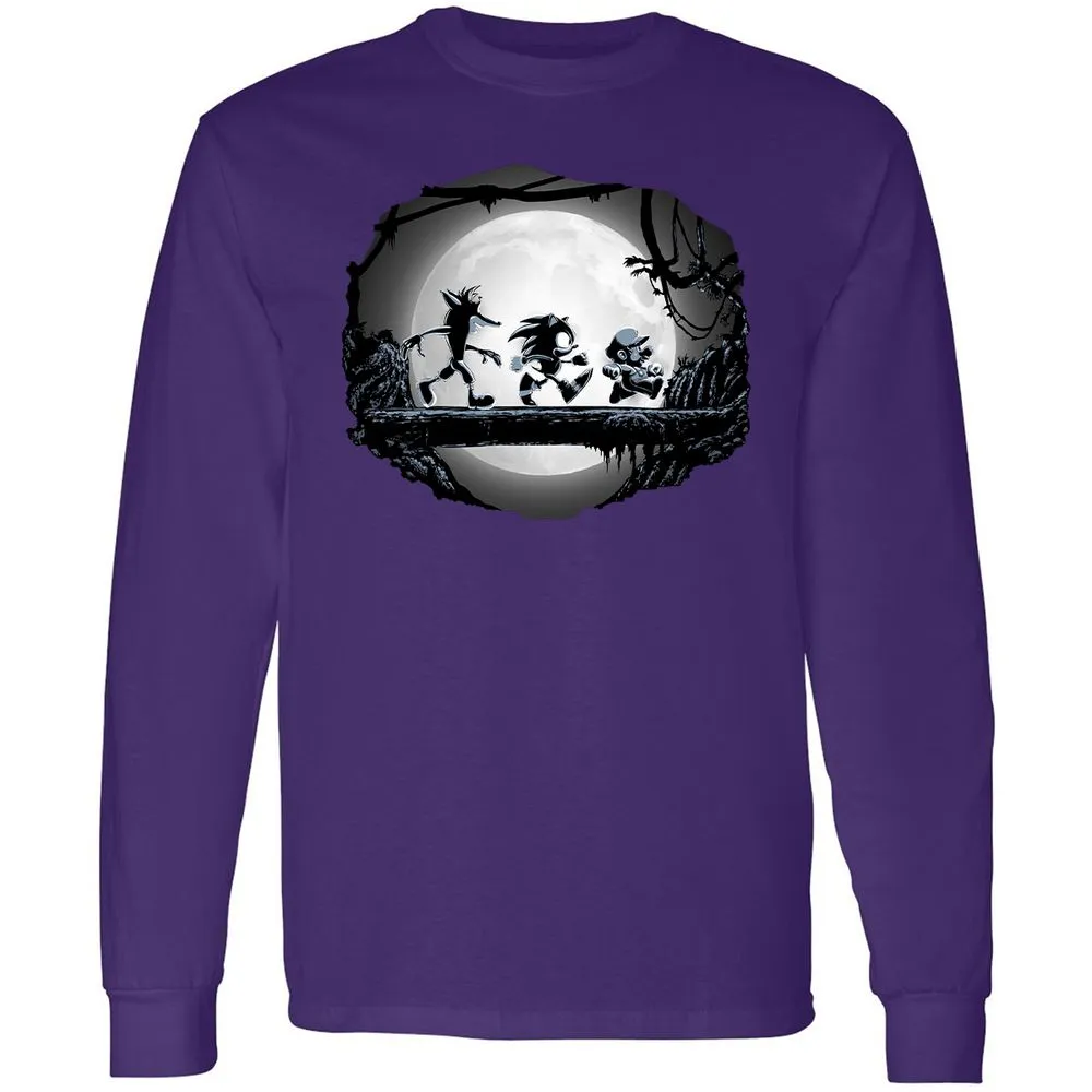 Long Sleeve T-Shirt - VYC94Z8R - Purple - 13
