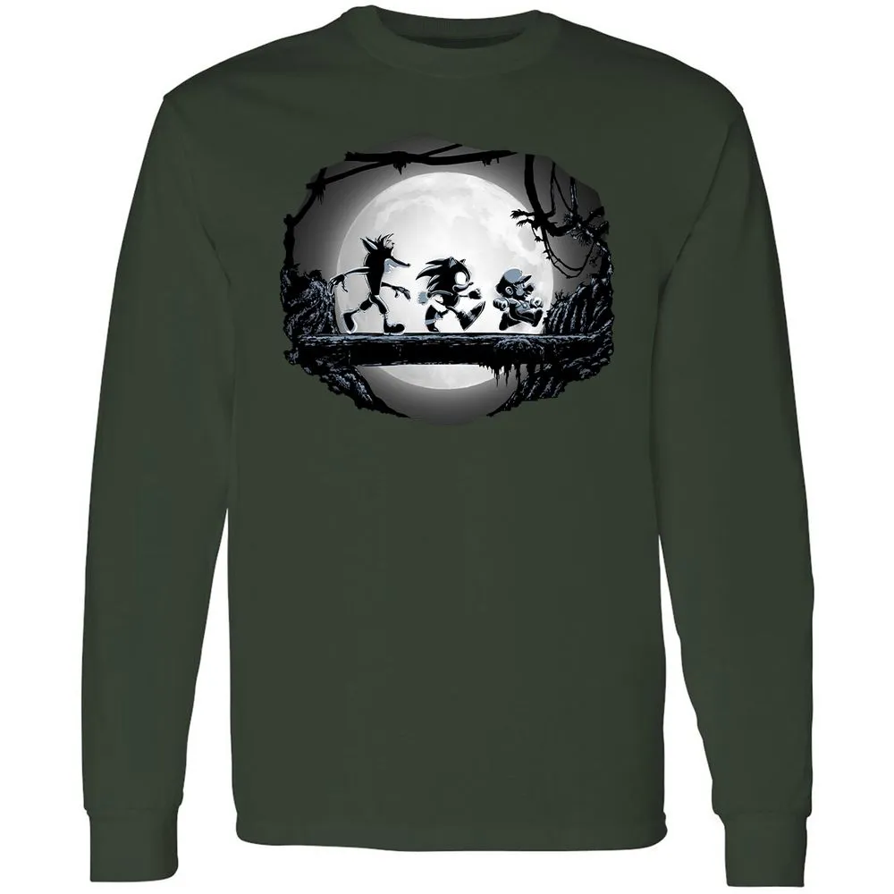 Long Sleeve T-Shirt - VYC94Z8R - Forest Green - 4