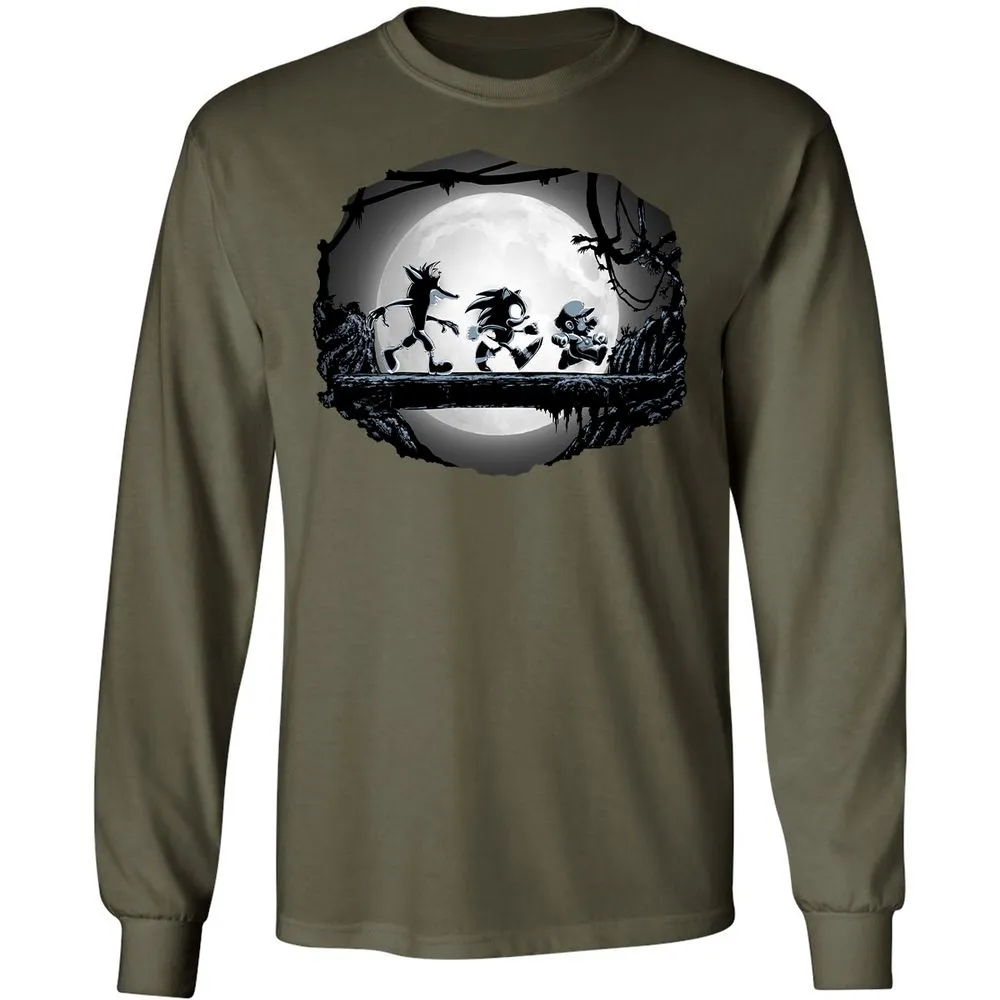 Long Sleeve T-Shirt - VYC94Z8R - Military Green - 16