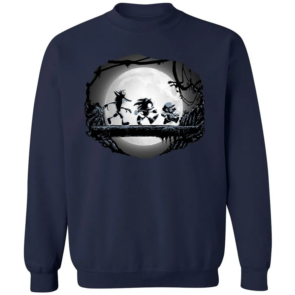 Classic Unisex Sweatshirt - 2UZM5626 - Navy - 2