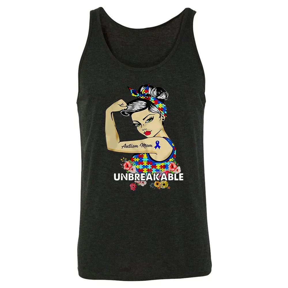 Unisex Jersey Tank - 4VAUHGBW - Charcoal Black Triblend - 5