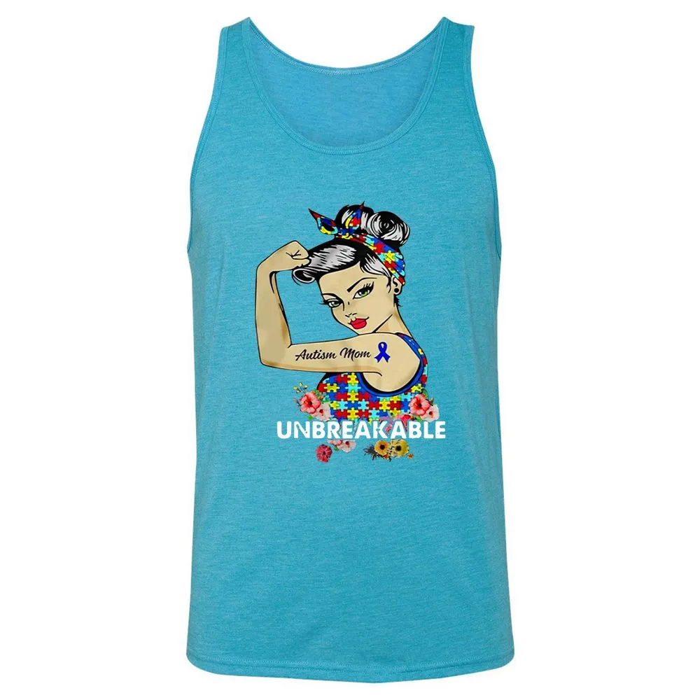 Unisex Jersey Tank - 4VAUHGBW - Aqua Triblend - 3