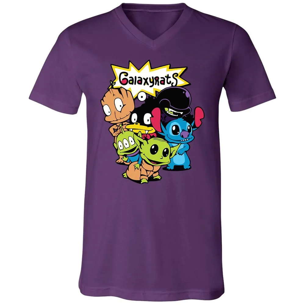 Unisex V-Neck T-Shirt - 89A7M179 - Team Purple - 9