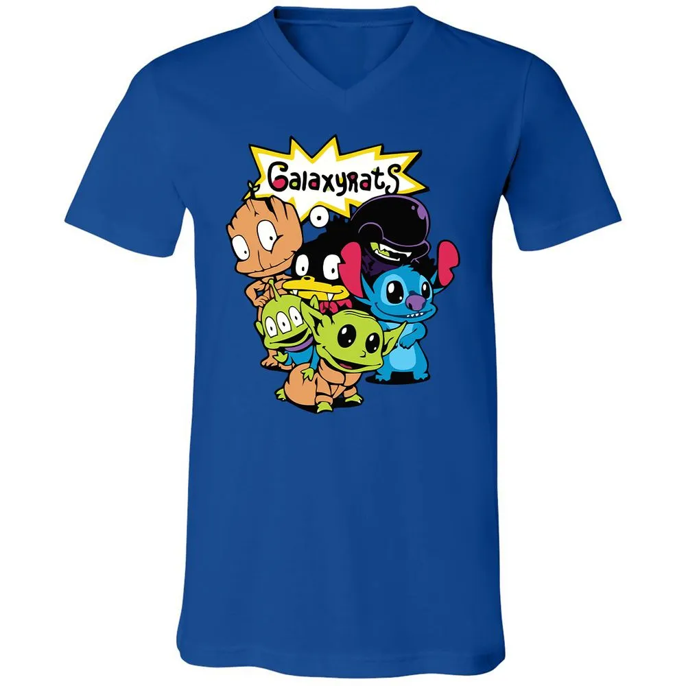 Unisex V-Neck T-Shirt - 89A7M179 - True Royal - 4