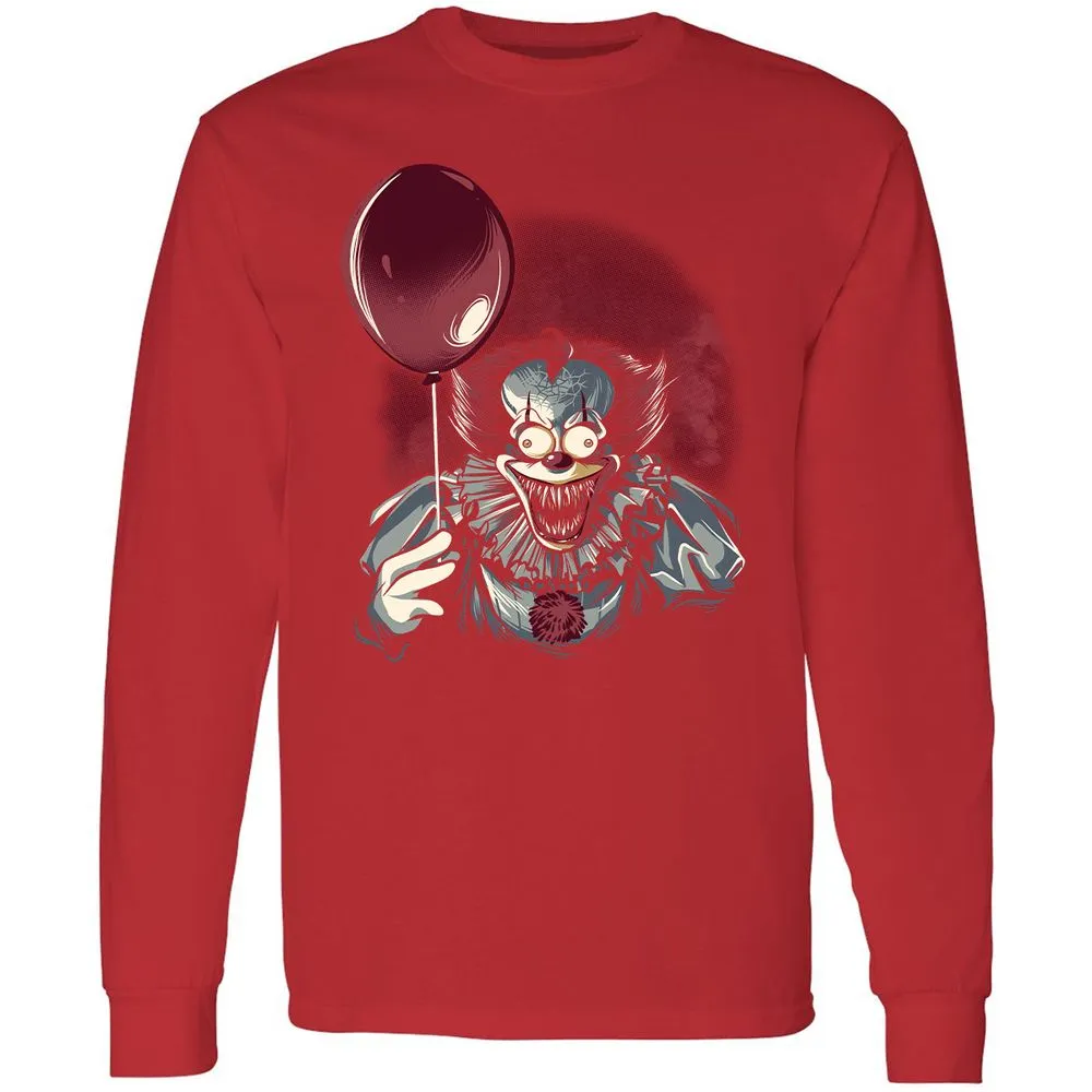 Long Sleeve T-Shirt - YLFMV9U3 - Red - 14