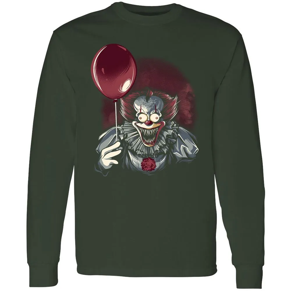 Long Sleeve T-Shirt - YLFMV9U3 - Forest Green - 4