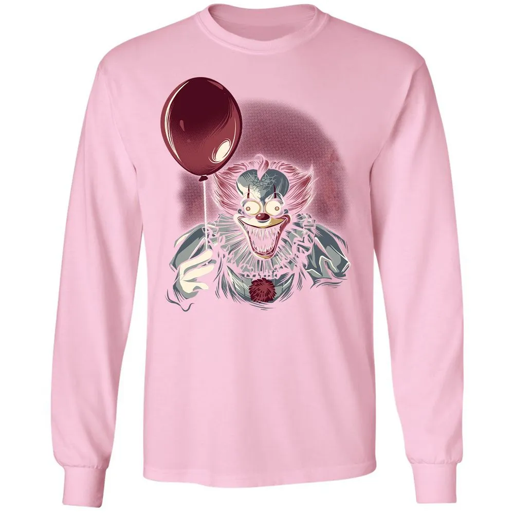 Long Sleeve T-Shirt - YLFMV9U3 - Light Pink - 3