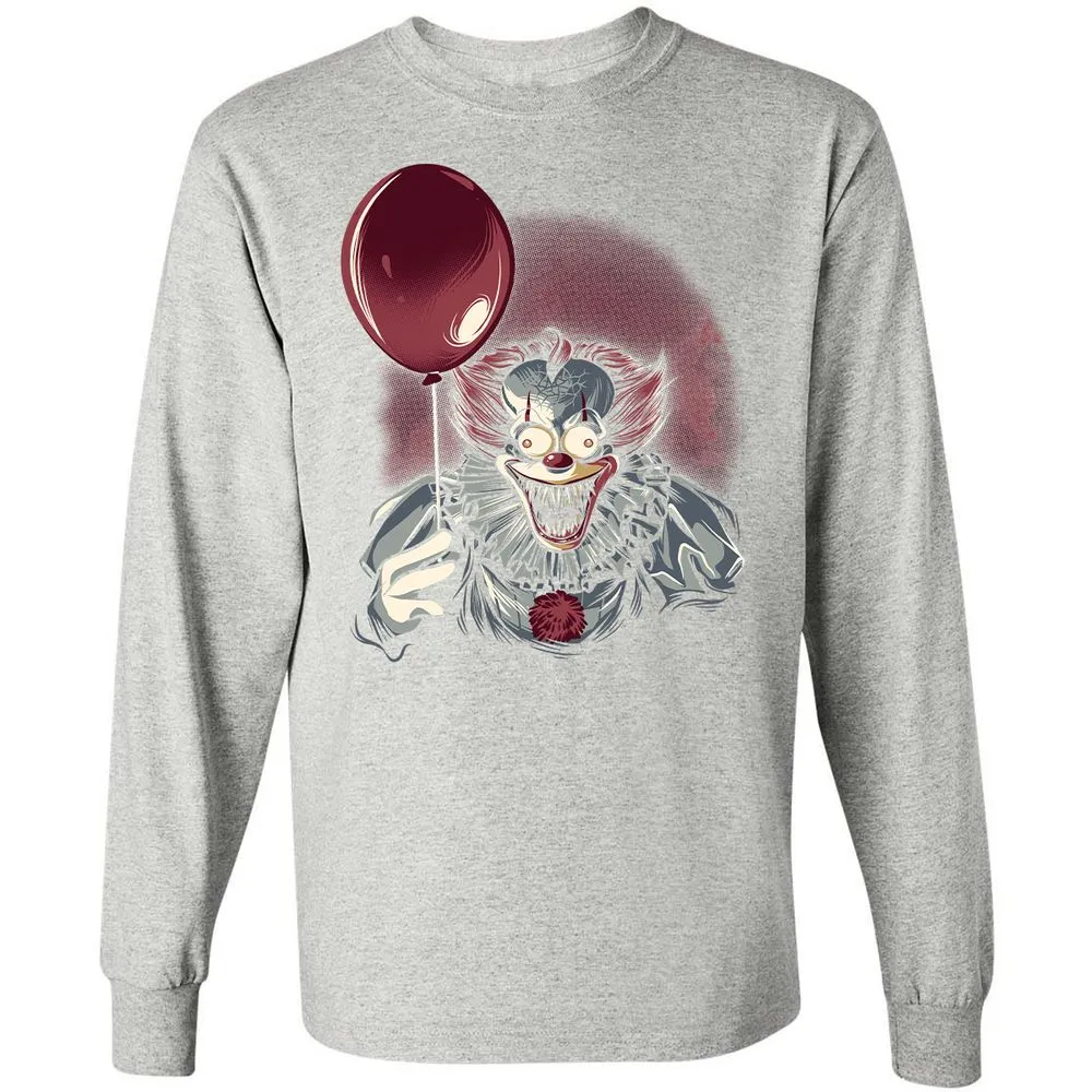 Long Sleeve T-Shirt - YLFMV9U3 - Ash - 7