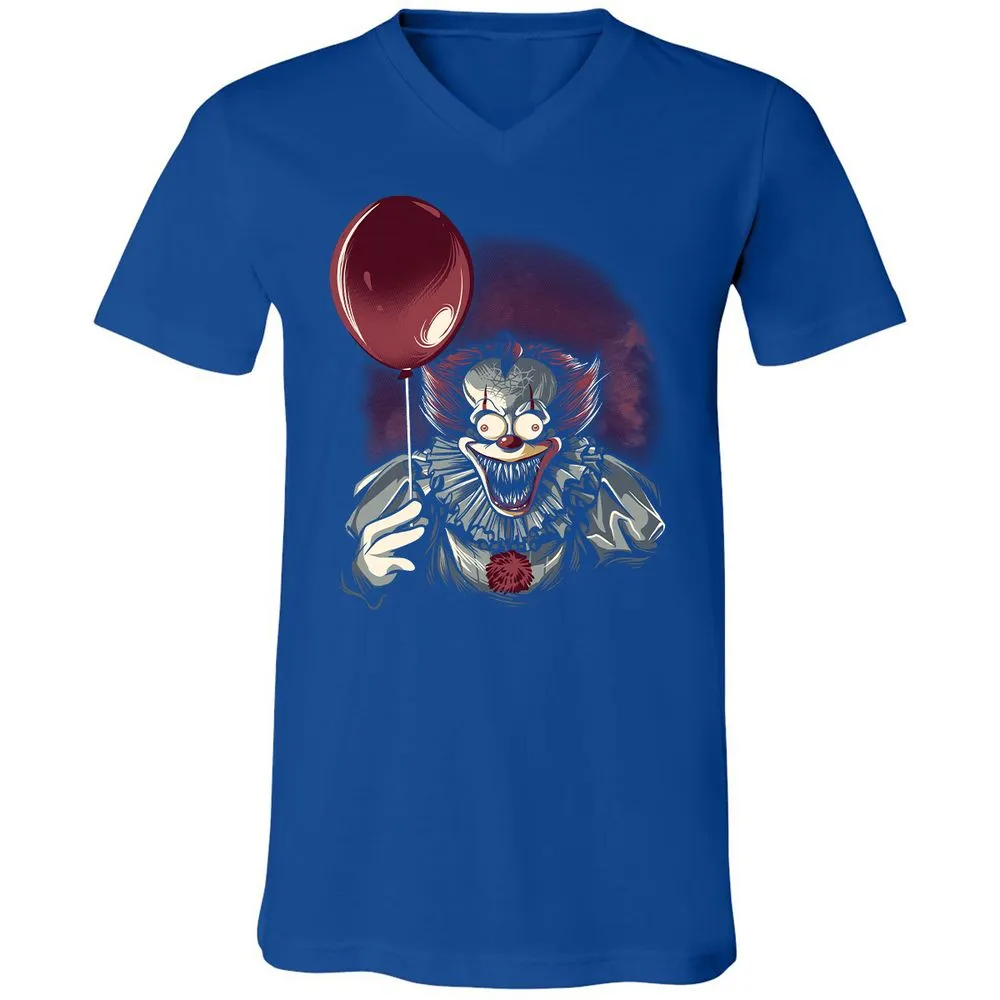 Unisex V-Neck T-Shirt - WVKPBBPE - True Royal - 4