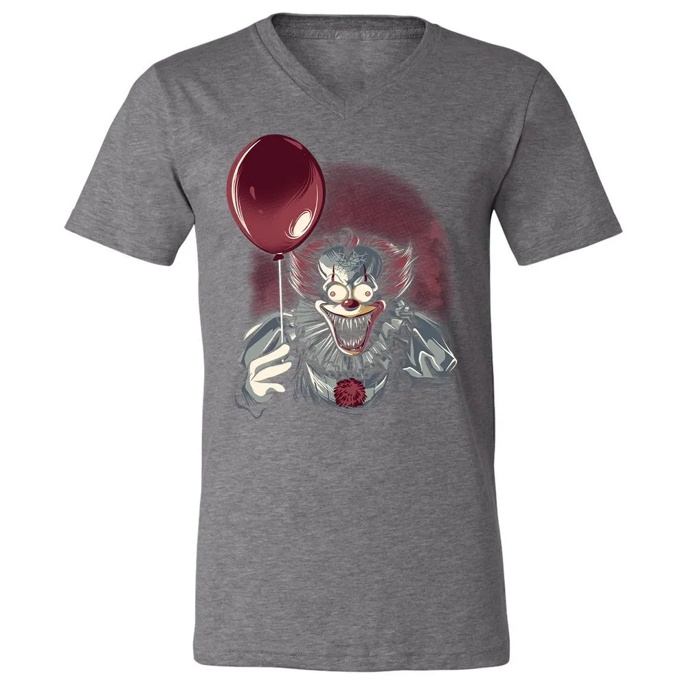 Unisex V-Neck T-Shirt - WVKPBBPE - Deep Heather - 13
