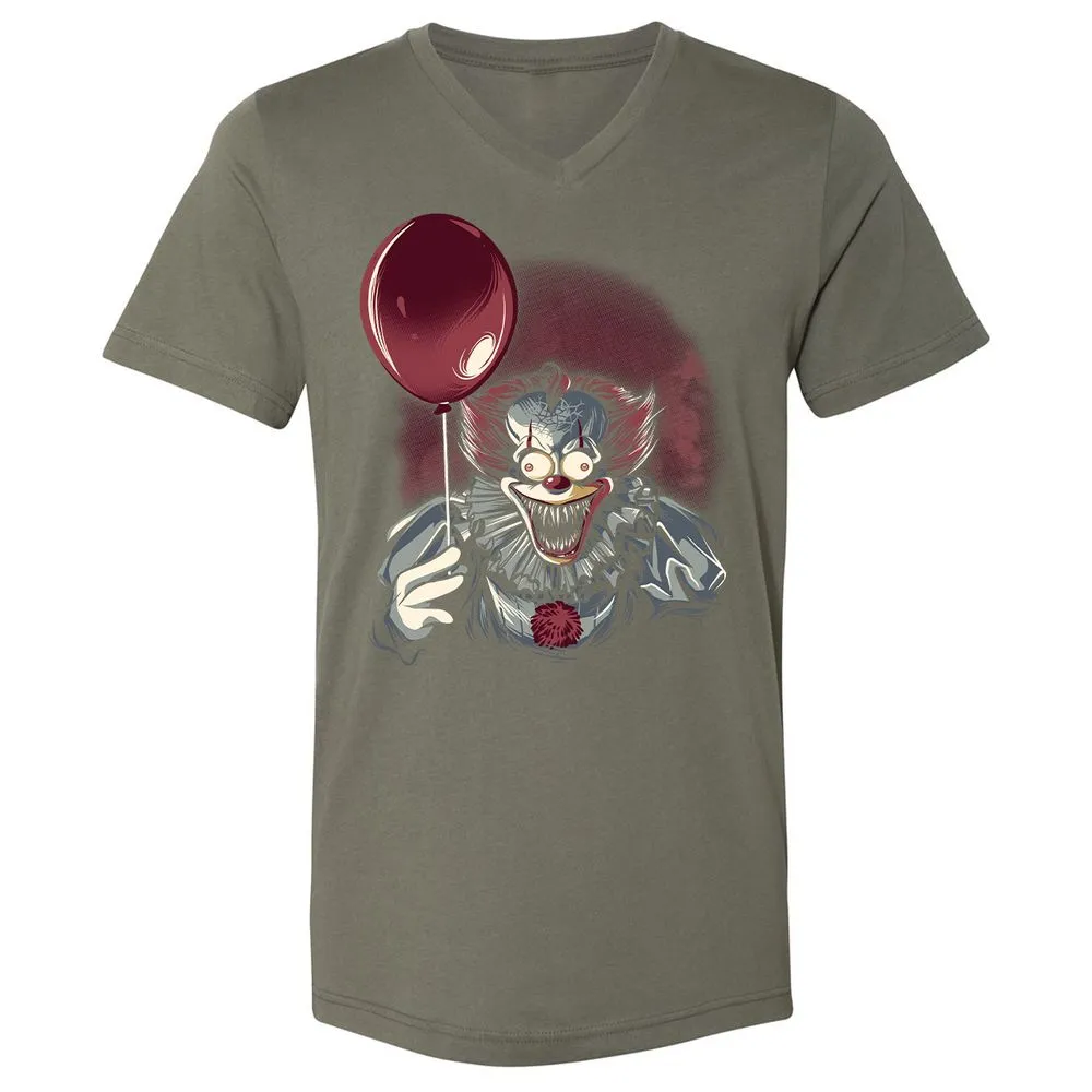 Unisex V-Neck T-Shirt - WVKPBBPE - Military Green - 10