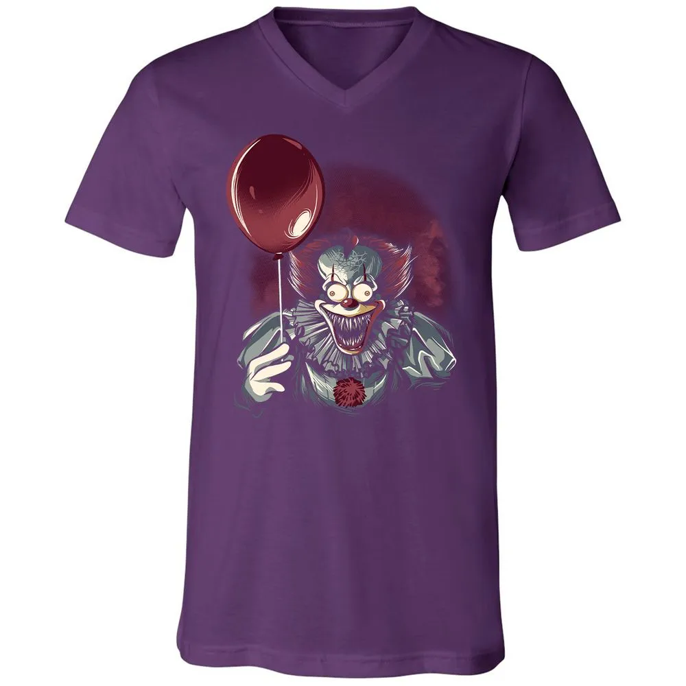 Unisex V-Neck T-Shirt - WVKPBBPE - Team Purple - 9