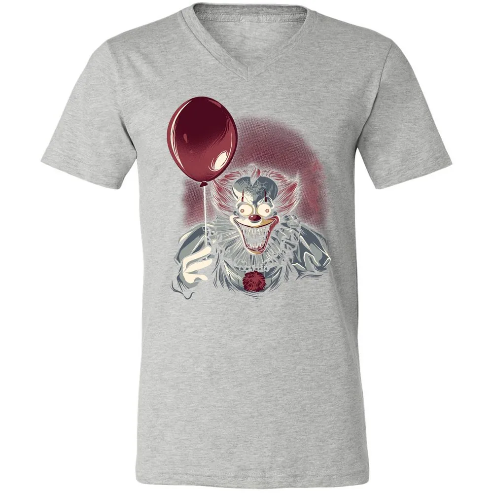 Unisex V-Neck T-Shirt - WVKPBBPE - Athletic Heather - 7