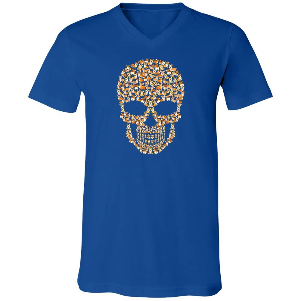 Unisex V-Neck T-Shirt - NXHDLQ9W - True Royal - 4