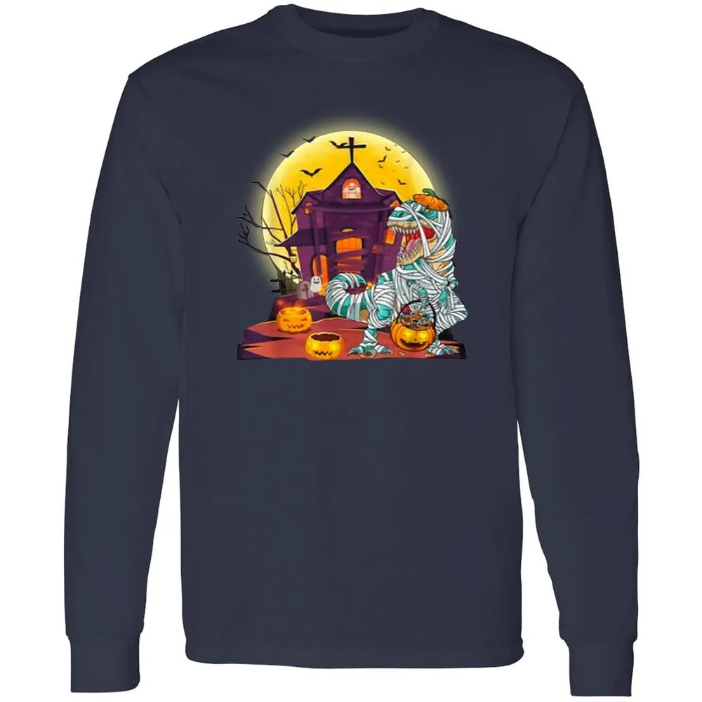 Long Sleeve T-Shirt - 6HC4EKHY - Navy - 2