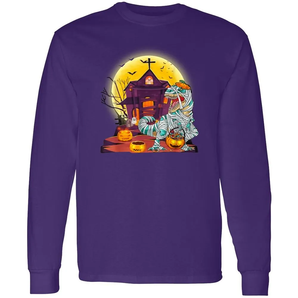 Long Sleeve T-Shirt - 6HC4EKHY - Purple - 13