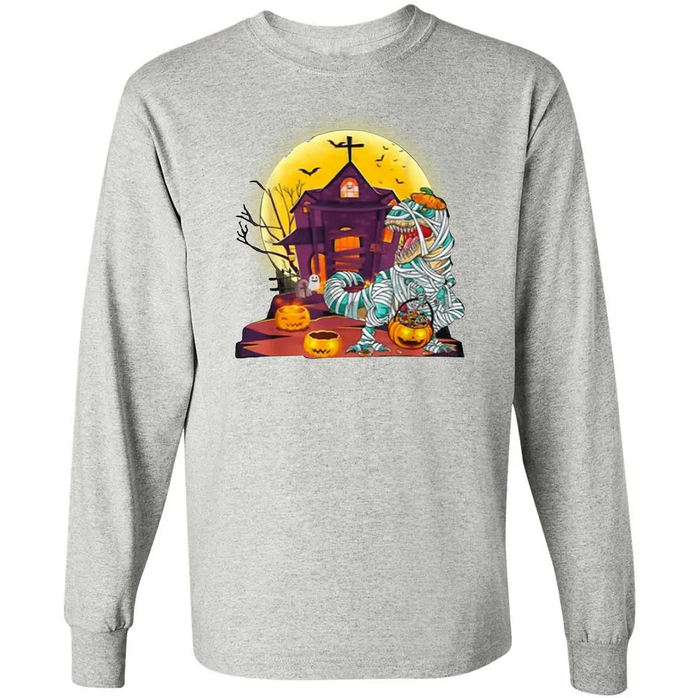 Long Sleeve T-Shirt - 6HC4EKHY - Ash - 7
