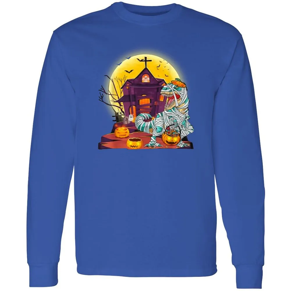 Long Sleeve T-Shirt - 6HC4EKHY - Royal - 8