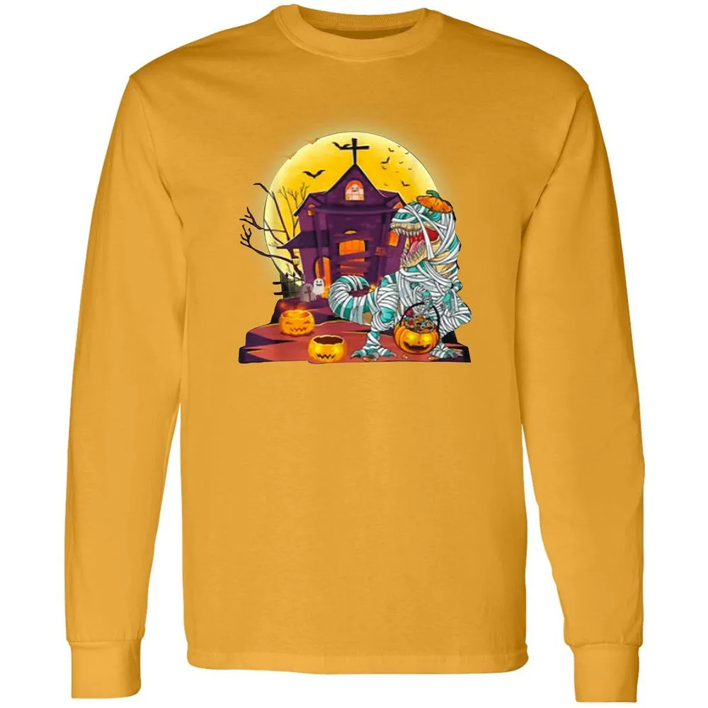 Long Sleeve T-Shirt - 6HC4EKHY - Gold - 9