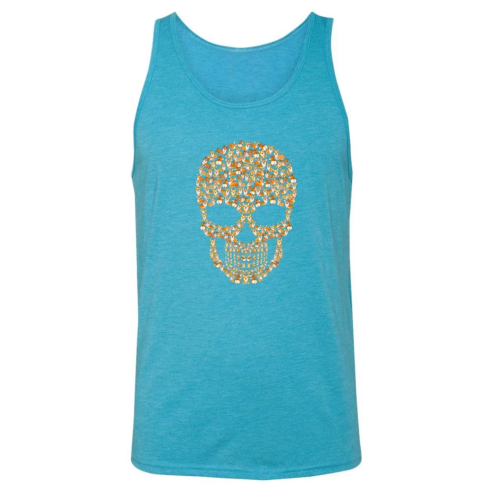 Unisex Jersey Tank - C9J6Y2L4 - Aqua Triblend - 3