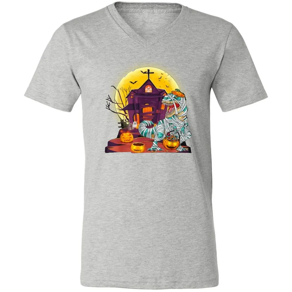 Unisex V-Neck T-Shirt - NPT1J34M - Athletic Heather - 7