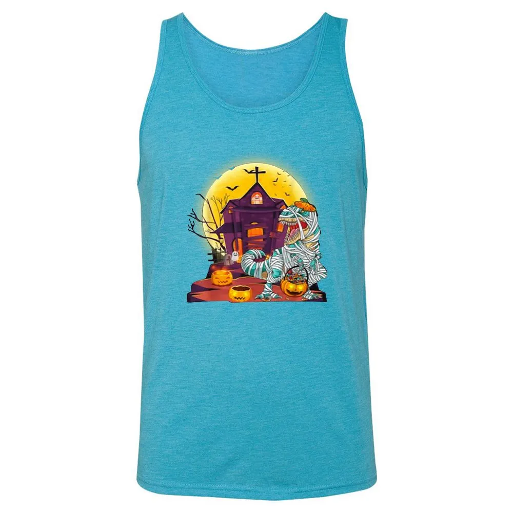 Unisex Jersey Tank - 7U8G3ZLY - Aqua Triblend - 3