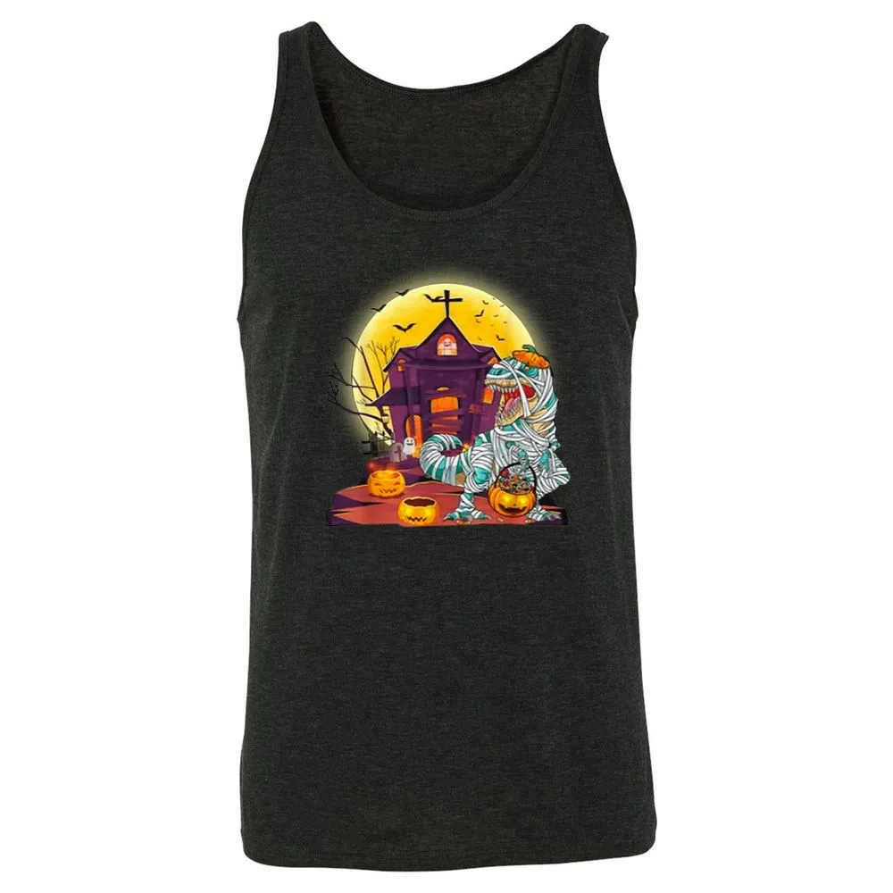 Unisex Jersey Tank - 7U8G3ZLY - Charcoal Black Triblend - 5