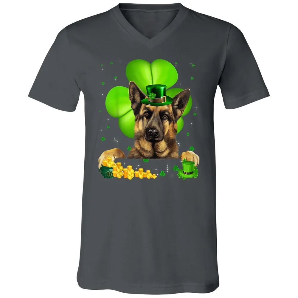Unisex V-Neck T-Shirt - 3WDFCB4P - Asphalt - 12